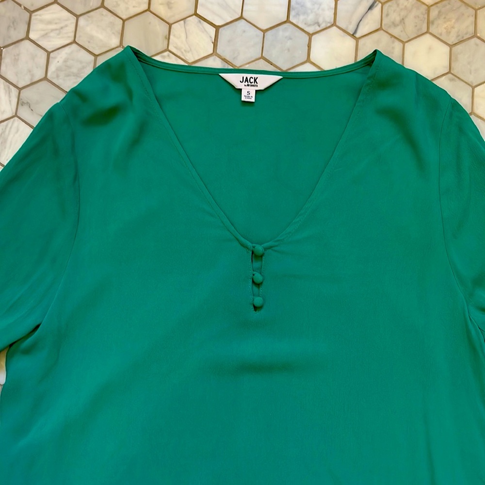 Jack by BB Dakota emerald green top